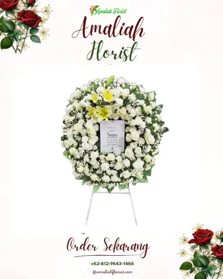 Krans Bunga Duka Tugu Cimanggis